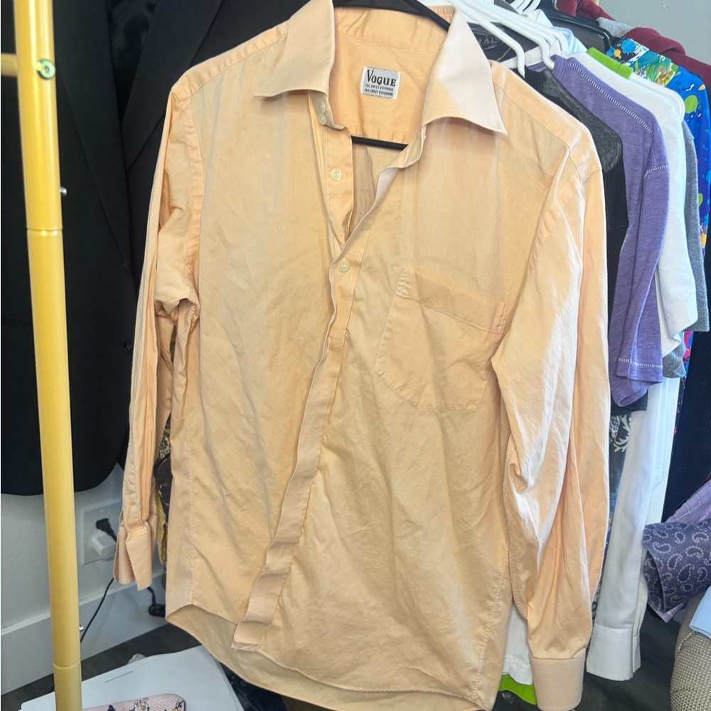 Vogue Peach Dress Shirt